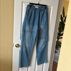 Aviator Nation Blue Wide Leg Jeans